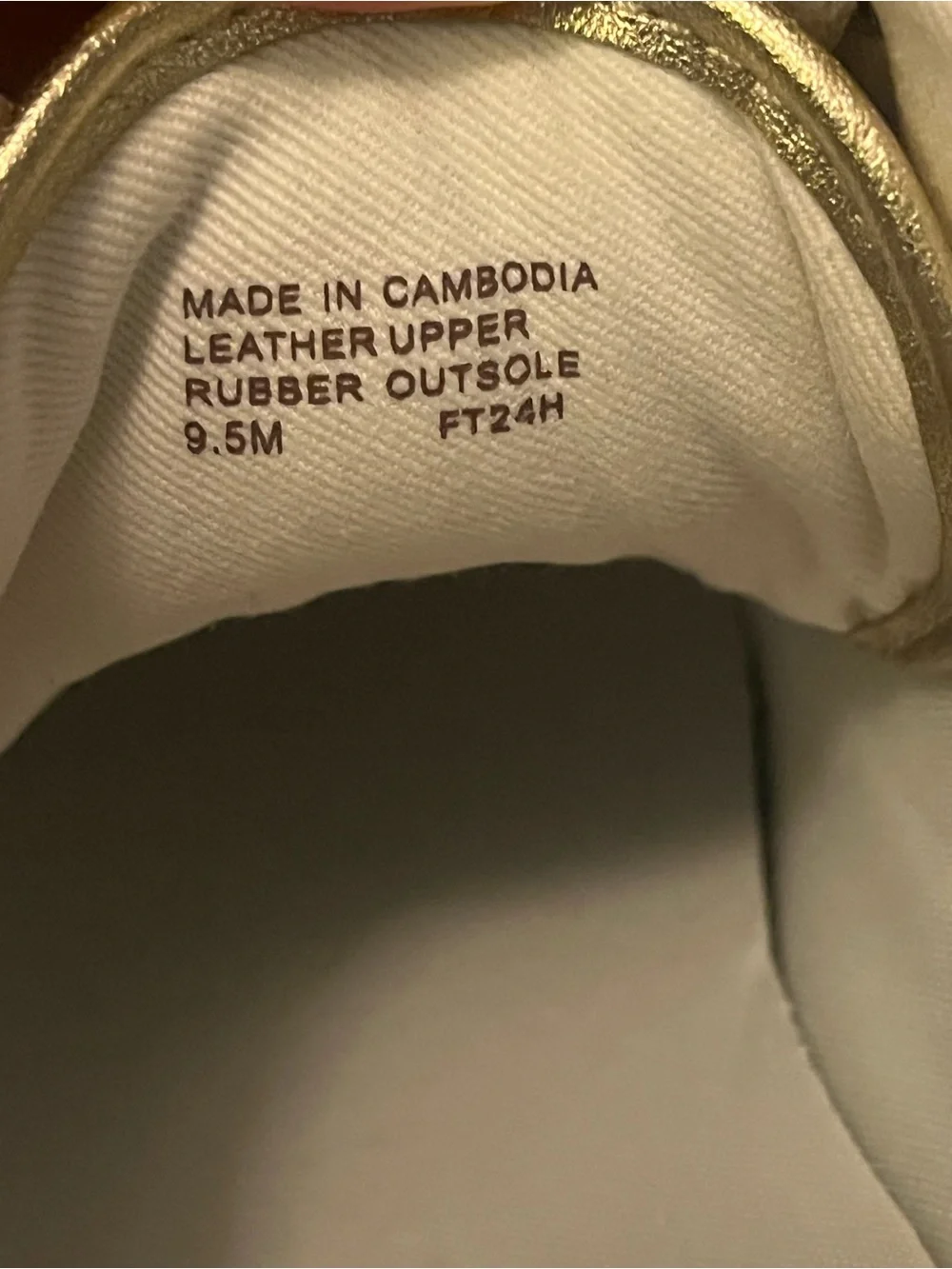 Michael Kors White Platform Lace-Up Sneakers with Gold Accent